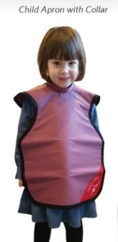 Visionary Lead X-Ray Child Apron, with Collar, Mauve, 1/Pk, XAC-CM thumbnail 3