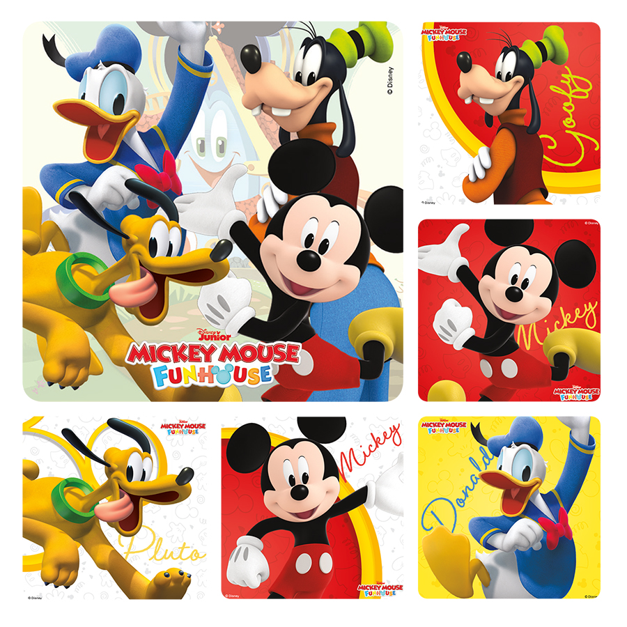 Disney Stickers Kids Mickey Mouse Funhouse 100/Rl thumbnail 2