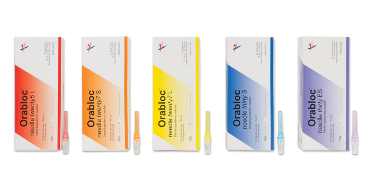 Orabloc Needles 30G S x 1" Plastic Hub Box of 100 product image