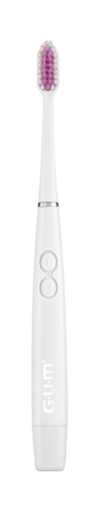 GUM Sonic Battery Power Toothbrush White 12/Pk thumbnail 5