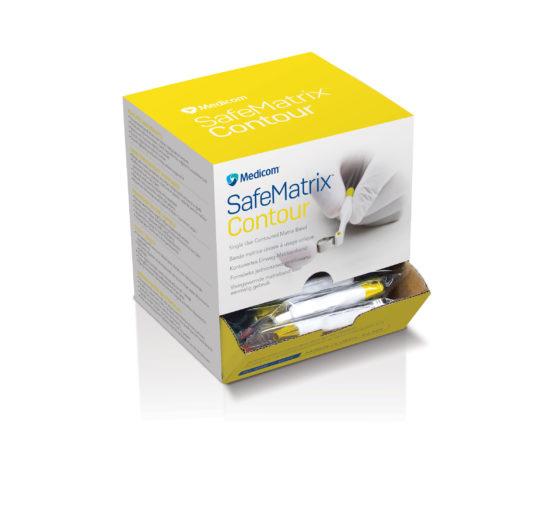SafeMatrix Bands 4.5mm Narrow Contour Yellow 50/Bx, 30060 thumbnail 15