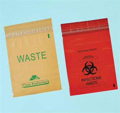 Utility Waste Bags, Stick-On, 9" x 10", Beige, 200/Pk, PS880 thumbnail 11