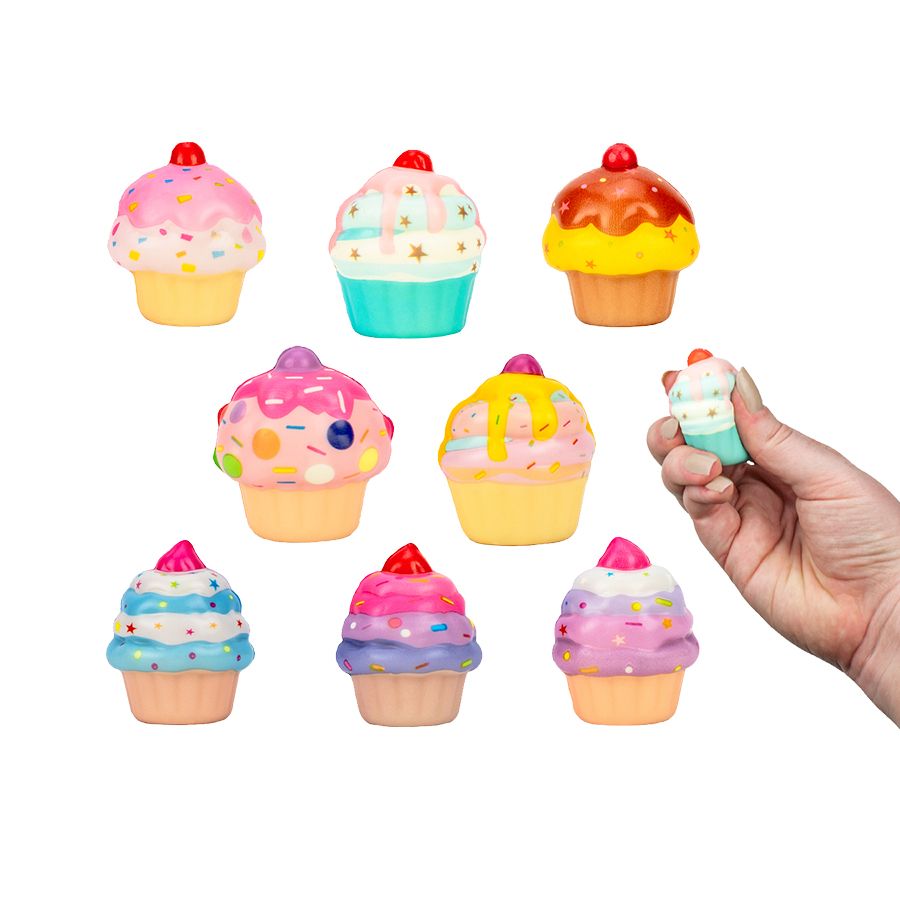 Toy Squishy Cupcake Assortment Assorted 100/Pk thumbnail 3