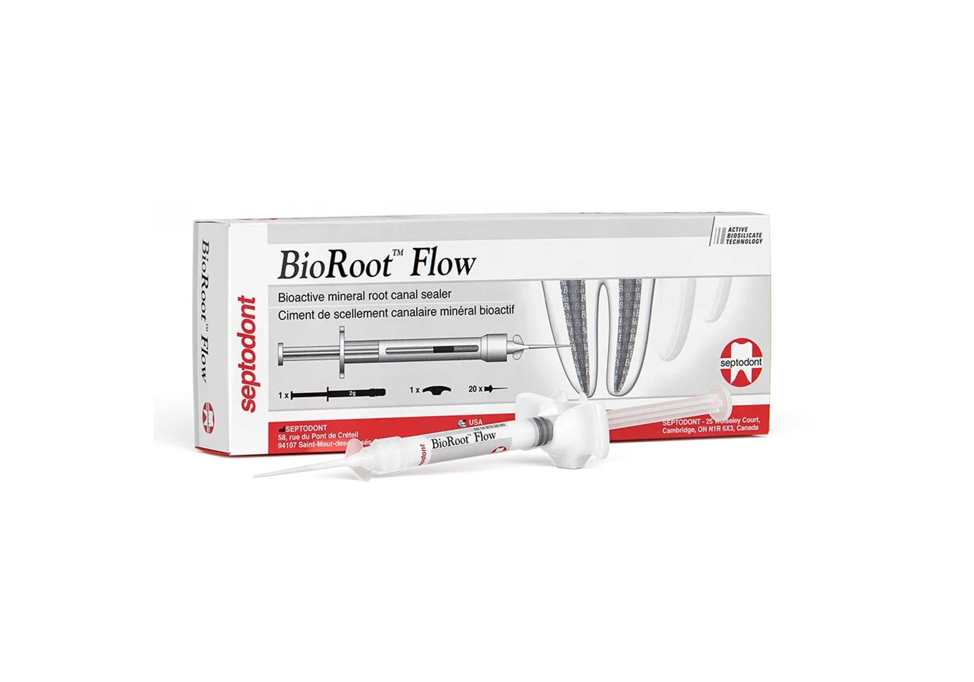 BioRoot Flow Root Canal Sealer Syr & Tips 2g - BioRoot Flow Root Canal Sealer Syr & Tips 2g - Image 1