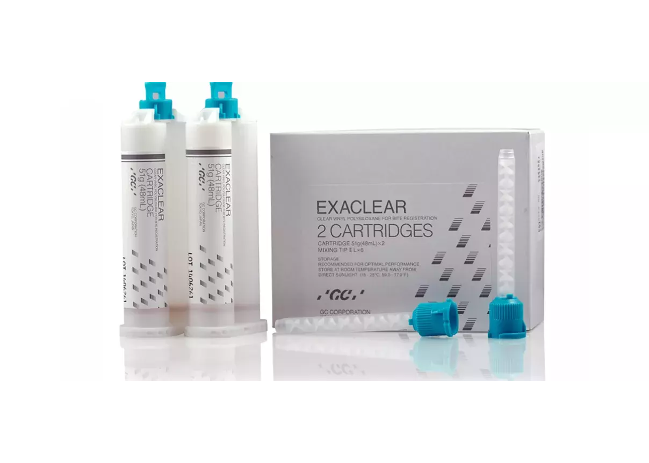 Exaclear VPS Bite Registration Material, Complete Package, 48 ml, 2/Pk, 008482 product image