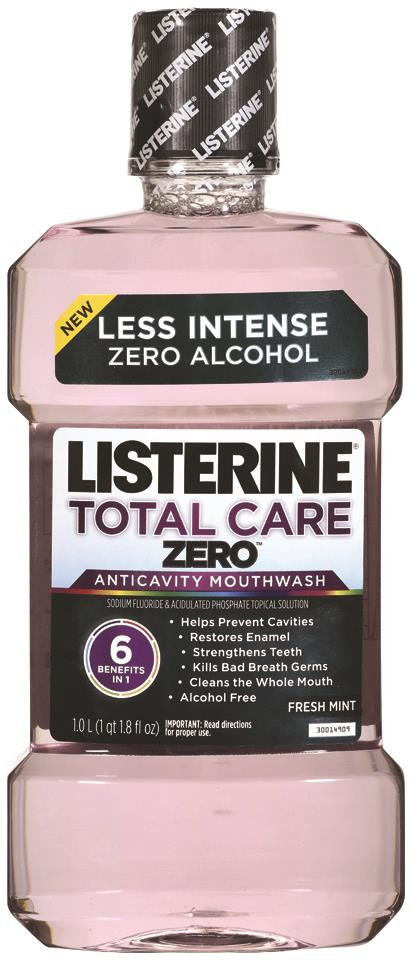 Listerine Total Care Zero 1.0L (6) Fresh Mint - Listerine Total Care Zero 1.0L (6) Fresh Mint - Image 1