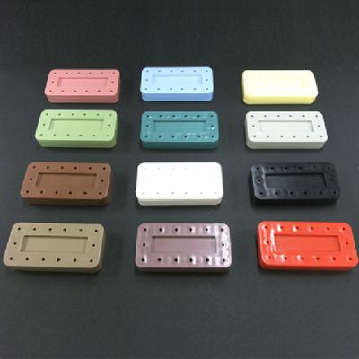 Rectangular Magnetic 14-Hole Bur Block Vanilla product image