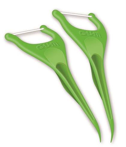 Gum Eez-Thru Angled Flossers, Floss Picks, 2 Flossers, 48/Pk, 898PQ thumbnail 5