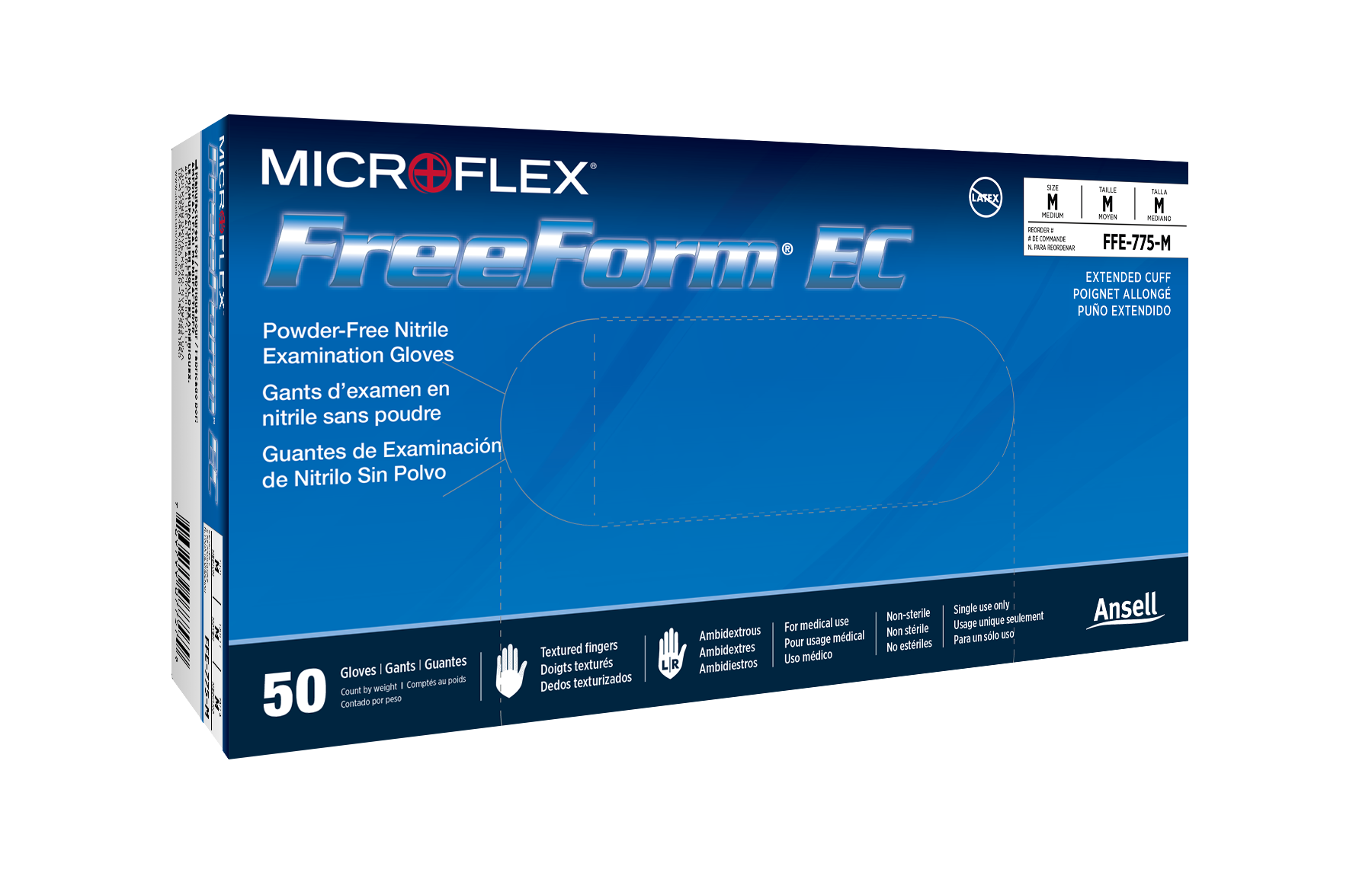 Freeform EC High Risk Nitrile Gloves Large 50/Bx thumbnail 12
