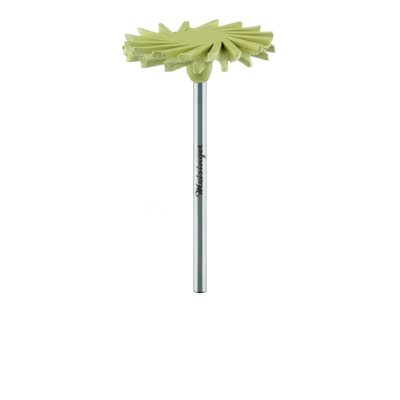 LUSTER® Yellow Extra Fine Twist Porcelain Polisher Mirror Finish Polishing 26.0mm Pack of 2 thumbnail 5