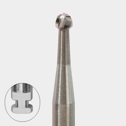 NeoBurr Sterile Surgical Length Carbide Single-Use Burs, RASL, Round, # 6, 1.8 mm, 25/Pk, RASL6 image