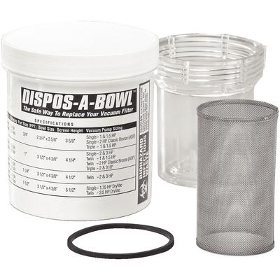 Dispos-A-Bowl Vacuum Filter With Gasket Ea thumbnail 2