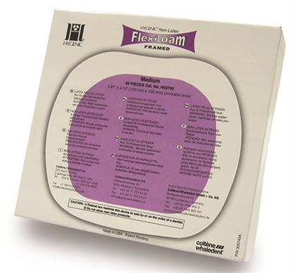 Hygenic Framed Non-Latex Flexi Dam, 3.91" x 4.12", Medium, Purple, 20/Pk, H00750 thumbnail 13