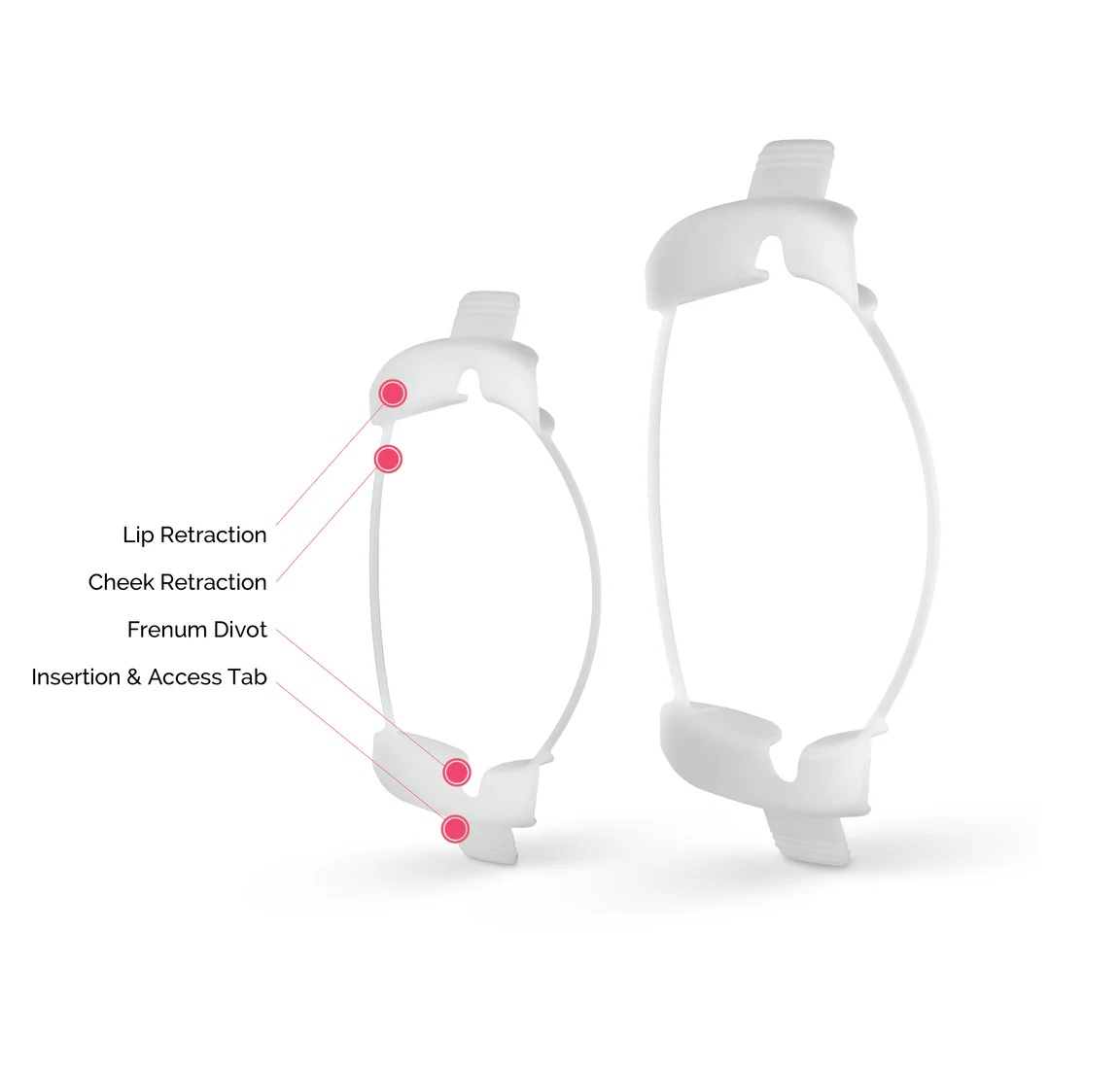 Hoopla Lip & Cheek Retractor Regular White 40/Pk thumbnail 5