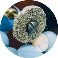 Felt Wheels Soft 3/4" x 1/8" 10/Bx thumbnail 5