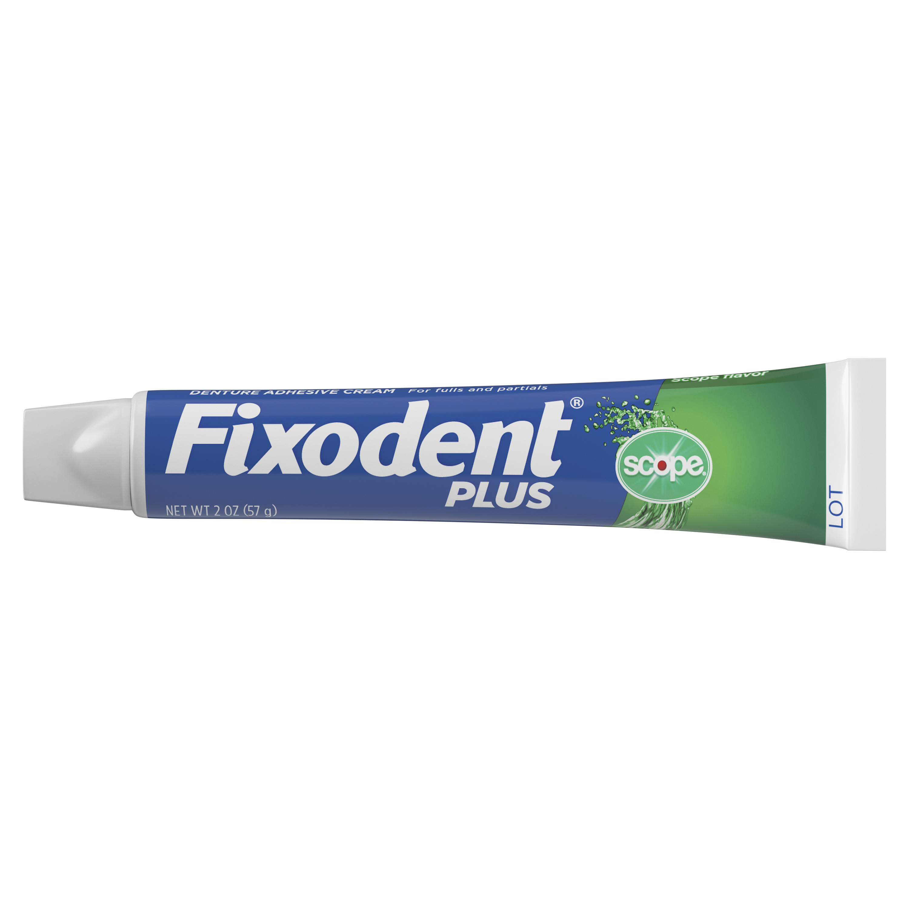 Fixodent Plus Scope Denture Adhesive 2oz Tube 24/Case, 80754404 thumbnail 4