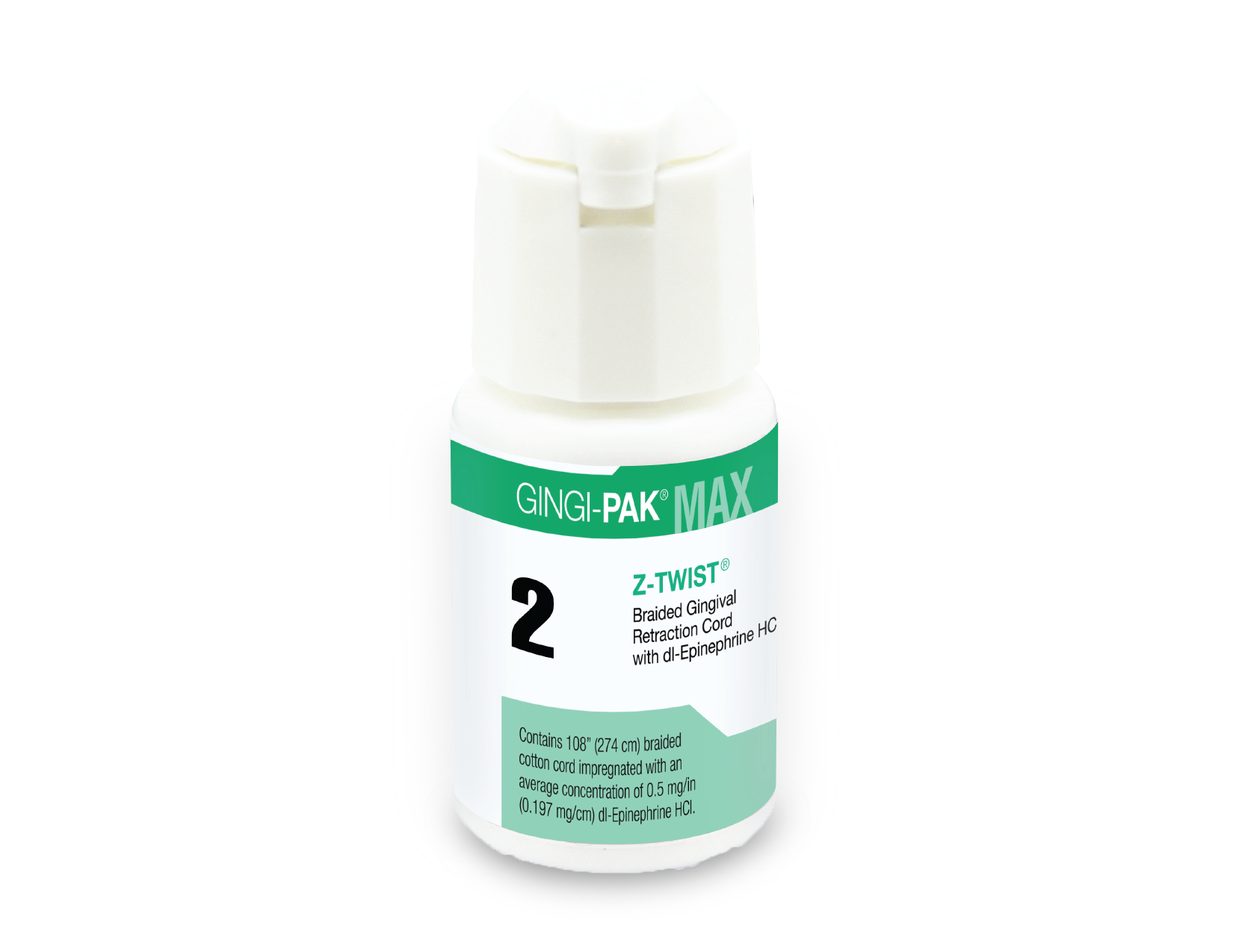 Gingi-Pak MAX Z-Twist Braided Epinephrine Size 2 Medium Ea thumbnail 13