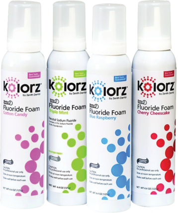 Kolorz Fluoride Foam 1.23% APF Blue Raspberry 2/Pk product image