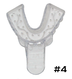 Impression Tray Clear #4 Medium Lower (12) - Impression Tray Clear #4 Medium Lower (12) - Image 1