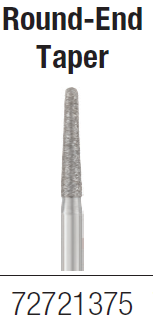 856-016M FG Rd End Taper Diamond - Sterile (25) - 856-016M FG Rd End Taper Diamond - Sterile (25) - Image 1