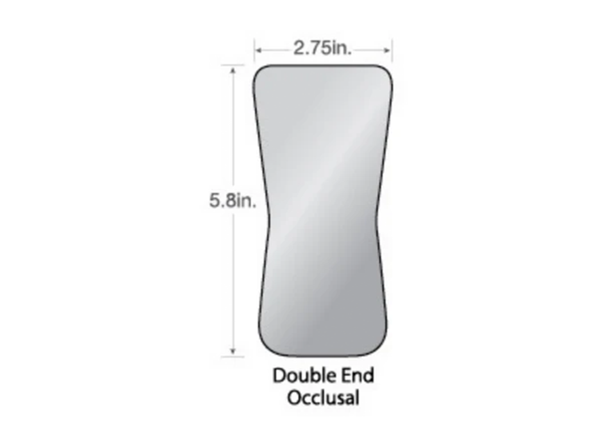 Photo Mirror Double Ended Occlusal Stainless Steel thumbnail 2
