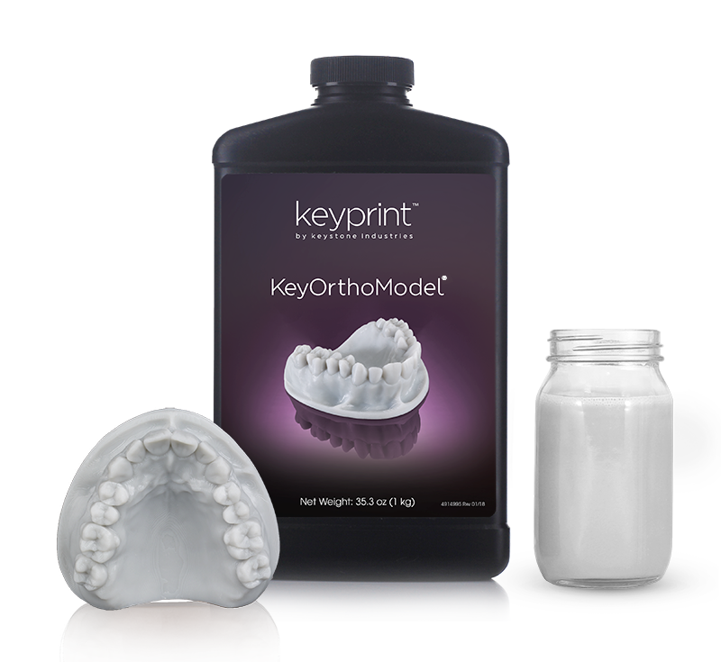 KeyPrint KeyOrthoModel Grey 1kg 1/Bt thumbnail 6