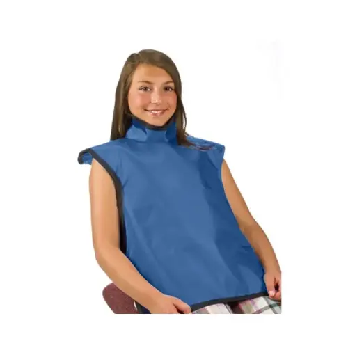 X-Ray Apron LF Child w/Collar Medium-Blue image