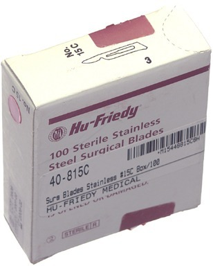 Stainless Steel Sterile Surgical Blade #15 100/Bx thumbnail 7