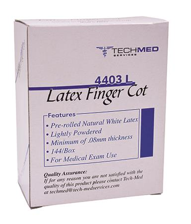 -Finger Cots, SM Latex (144) product image
