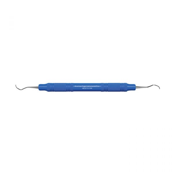 Universal Curette, # 13-14 Columbia, EagleLite Handle, Resin, Blue, 1/Pk, AECC13-14X thumbnail 14