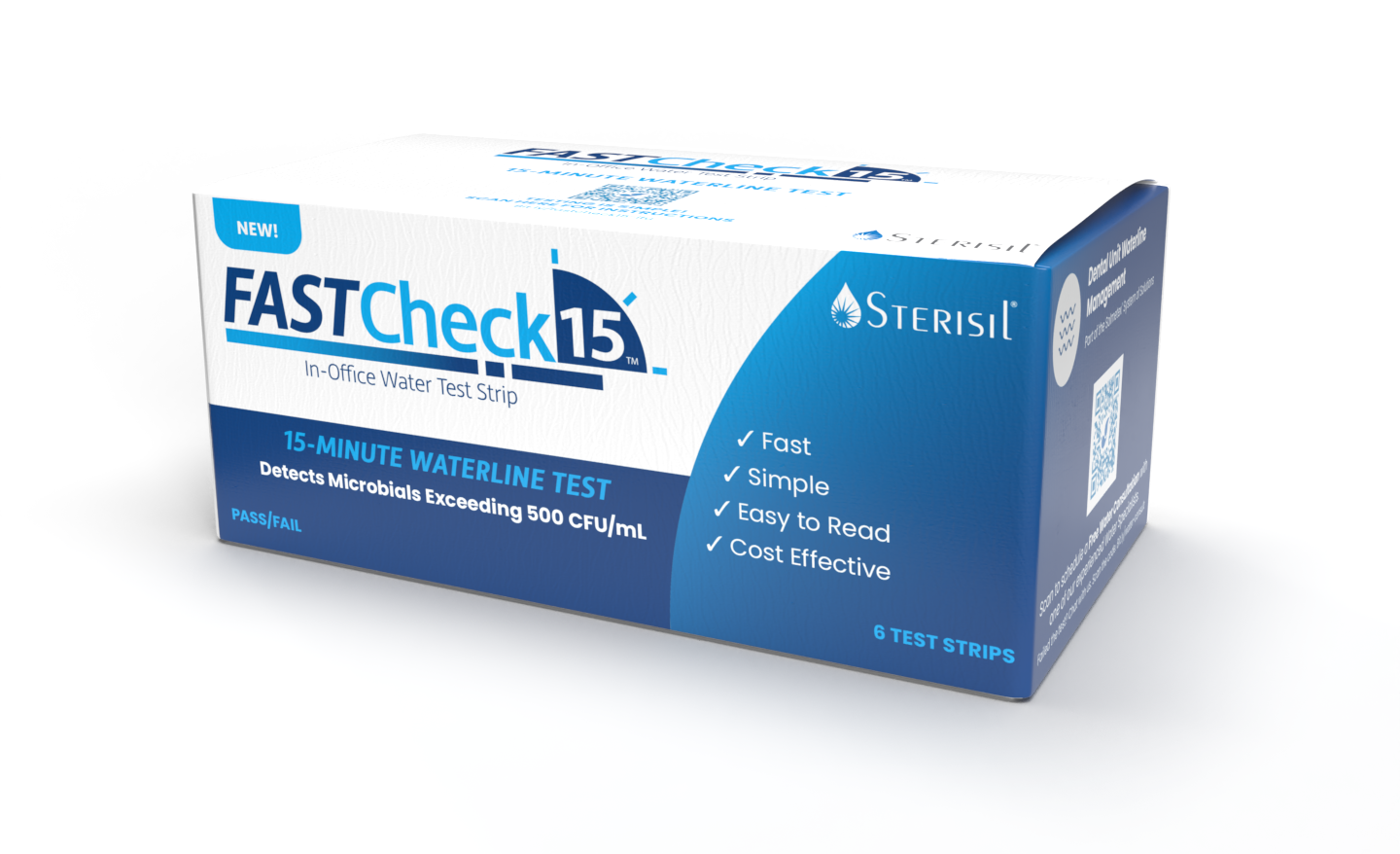 Sterisil FastCheck 15, In-Office Water Test Strips, 6/Pk, FC15-6 thumbnail 4