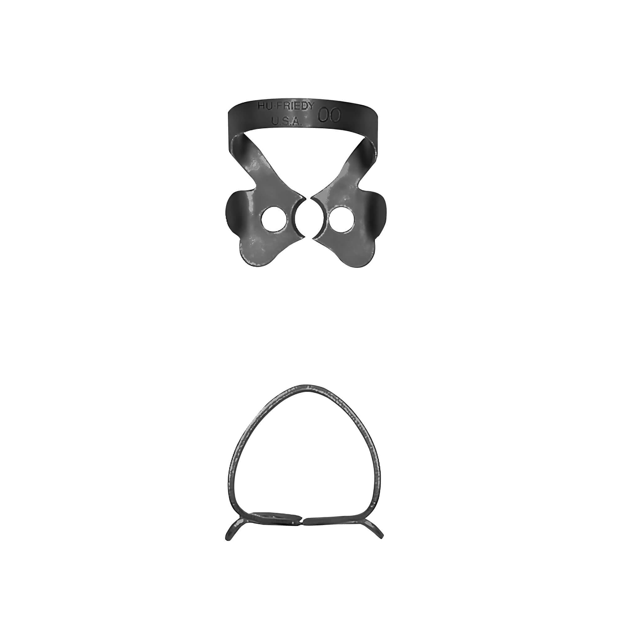 Hu-Friedy Black Line Rubber Dam Clamp Winged Size 00 Ea thumbnail 7