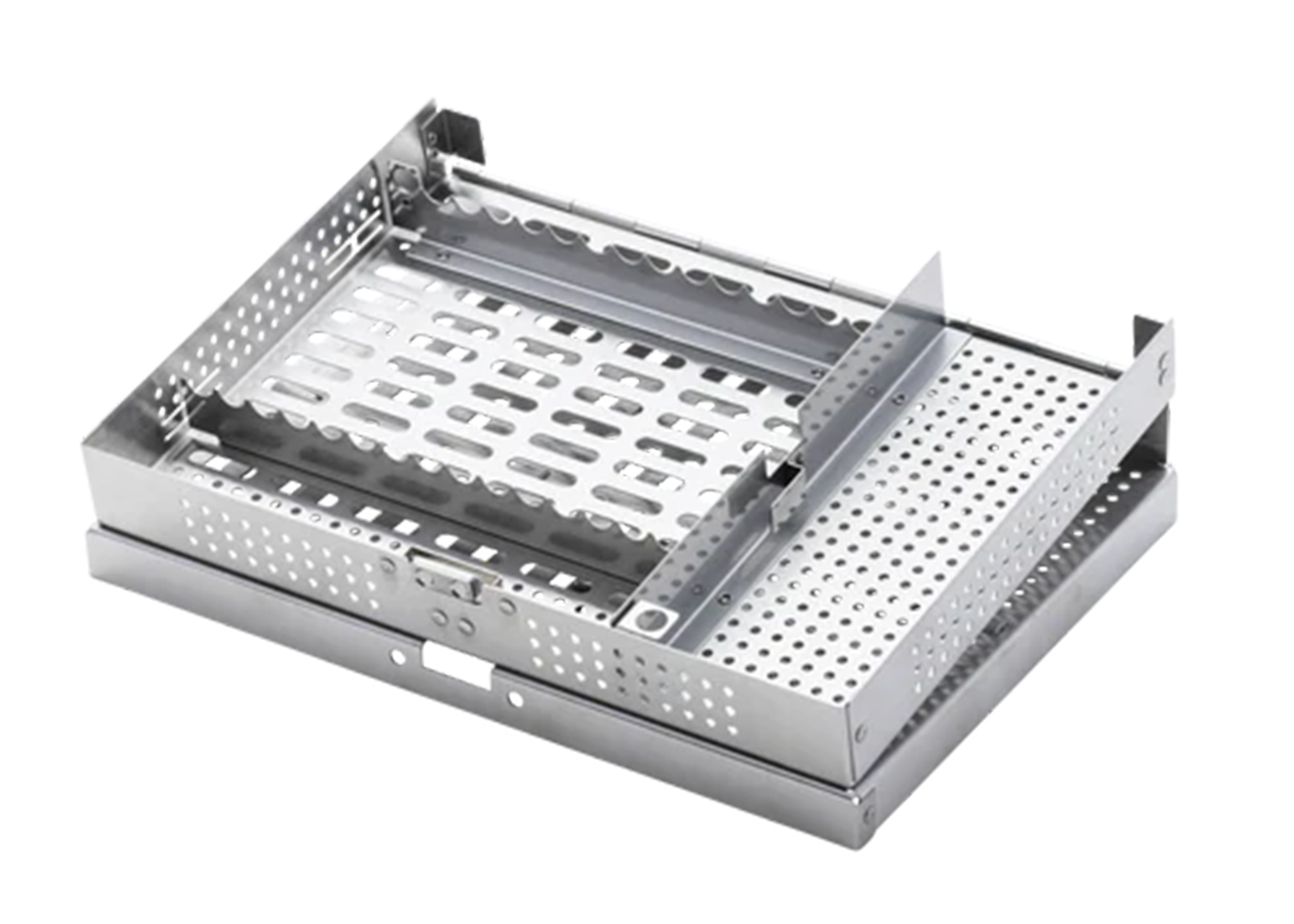 Flip-Top Instrument Cassette Stainless Steel Silver 15 Instruments Ea product image