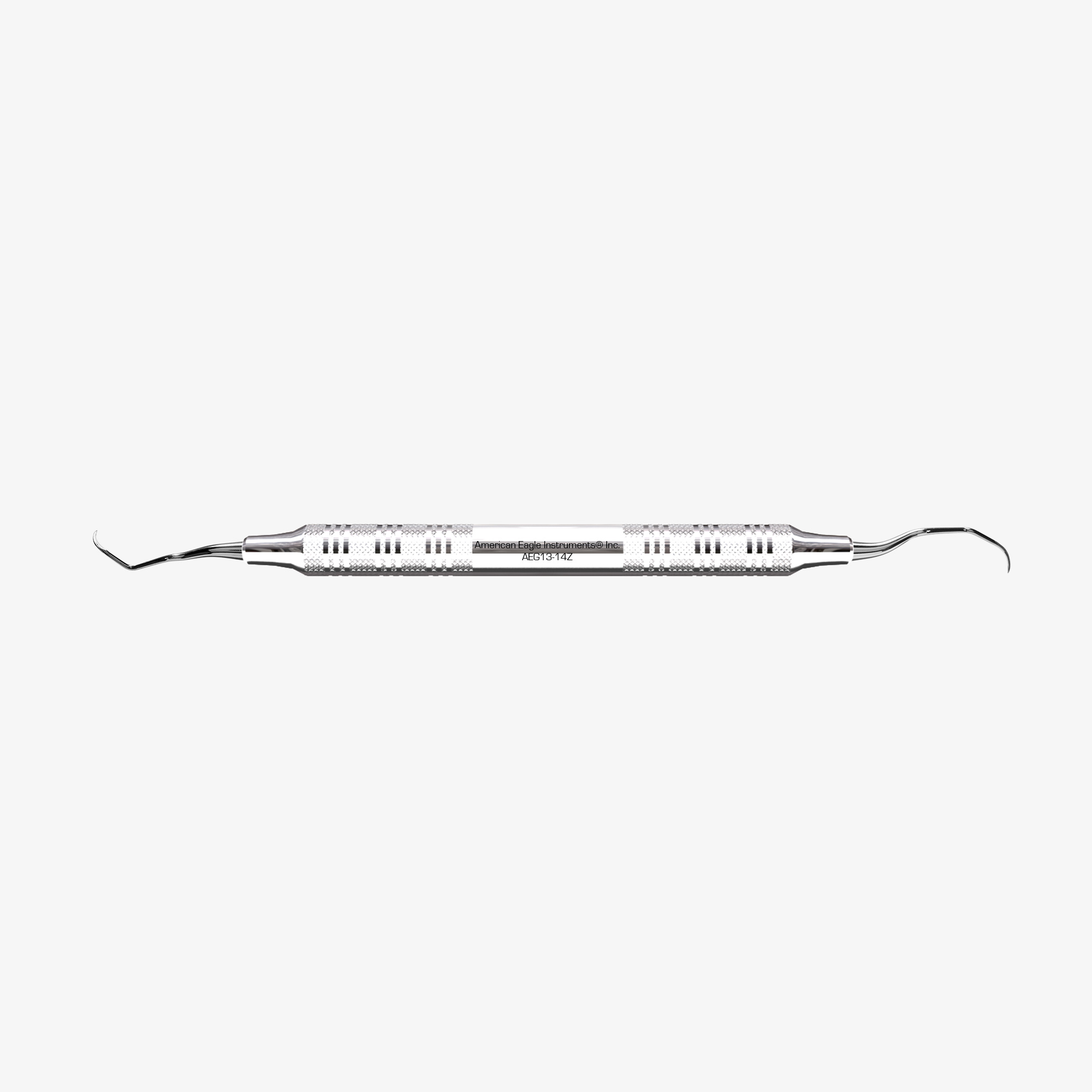 Standard Gracey Curette, # 13-14, Posterior Distal, EagleLite Handle, Z Handle, 3/8", Stainless Steel, 1/Pk, AEG13-14Z thumbnail 9