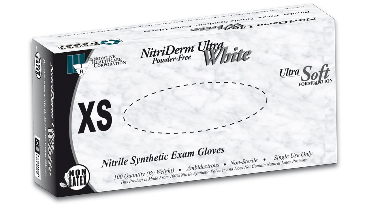 Innovative NitriDerm XSM Nitrile PF Txt Glove (100 product image