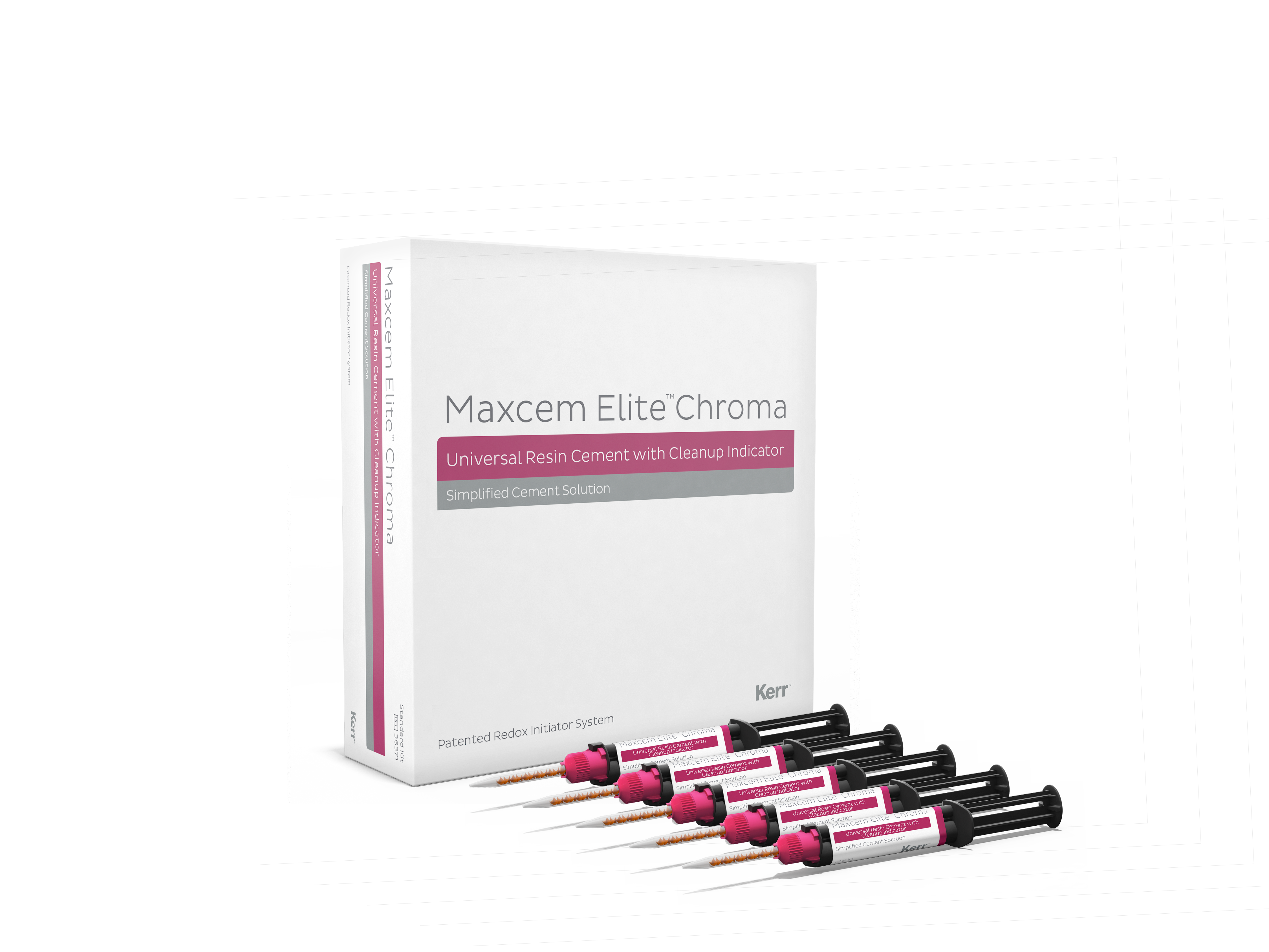 Maxcem Elite Chroma Resin Cement, Refill, 5 g, Clear, 2/Pk thumbnail 12