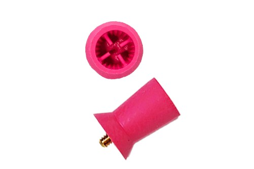 Prophy Cups, Non-Latex, Screw, Sq. Rib &amp; Web, Skirted, Comfort-Berry, 144/Pk, 104-N-144 - Prophy Cups, Non-Latex, Screw, Sq. Rib &amp; Web, Skirted, Comfort-Berry, 144/Pk, 104-N-144 - Image 1