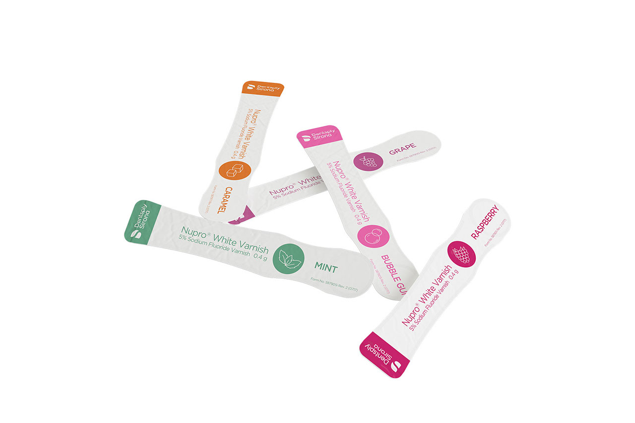 NUPRO Fluoride Varnish 5% NaF 0.25 mL Bubblegum White 50/Bx thumbnail 12