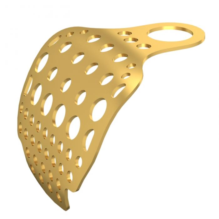 496-0477  Titanium Mesh Plate 53 x 29 mm (0.15t), 12-GM-J01 thumbnail 2