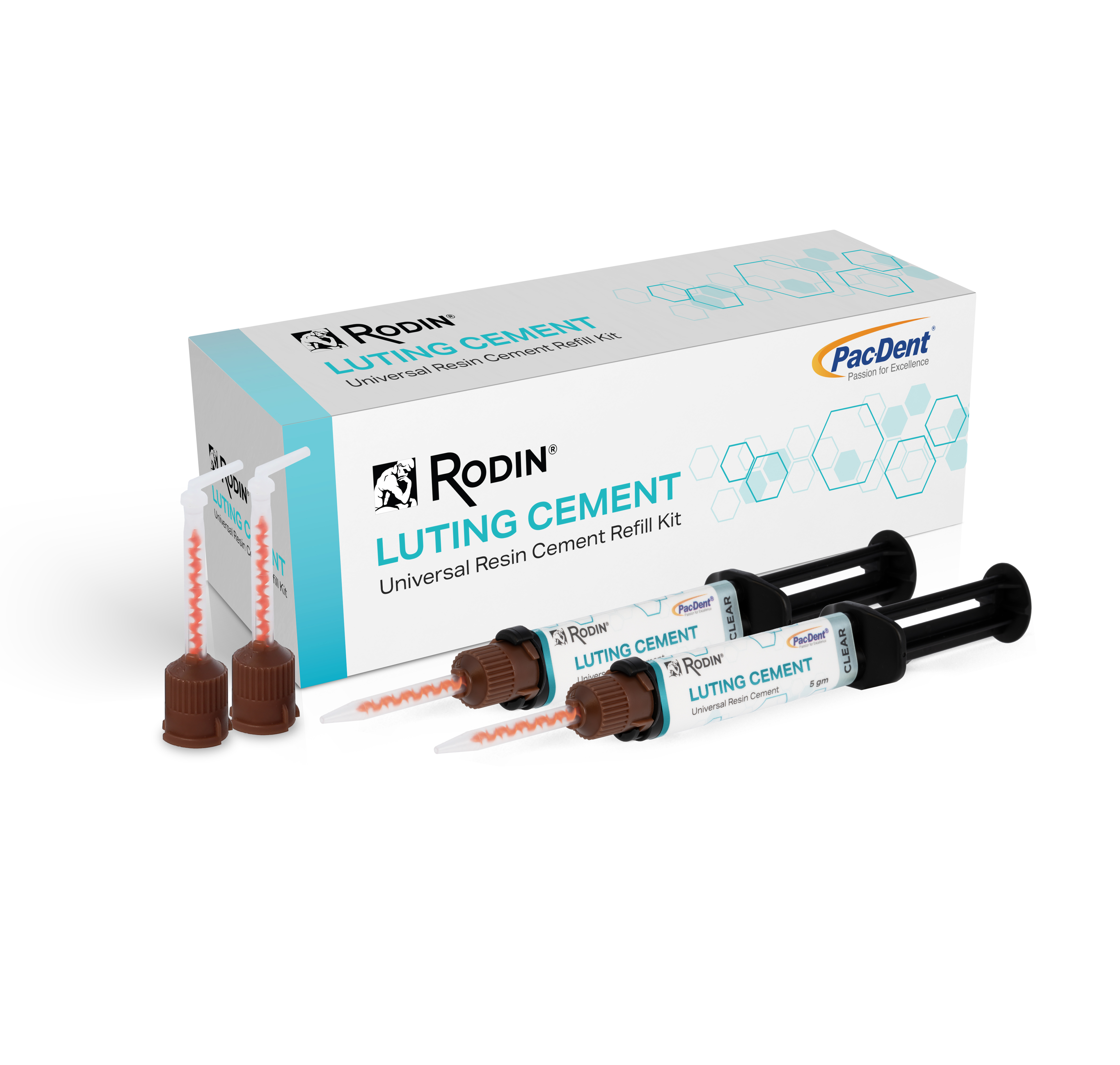 Rodin Resin Cement Rsn Mod Gls Inmr Luting Cement Clr Syr Rfl Kt 5 Gm/Ea thumbnail 7