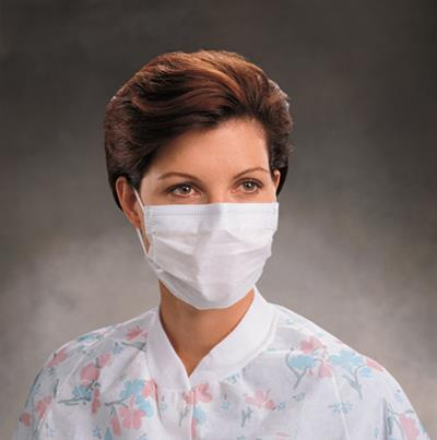 SoSoft Procedure Mask, White, 50/Pk thumbnail 2