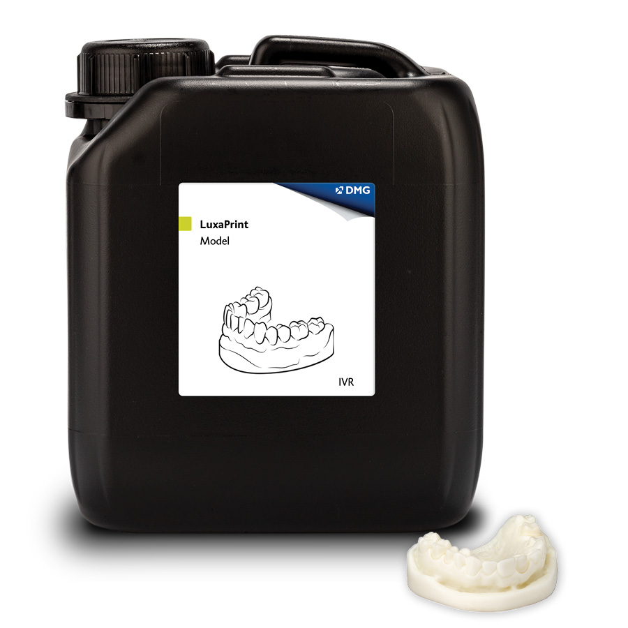 LuxaPrint Model 3D Printer Resin ivory, 2kg bottle thumbnail 3