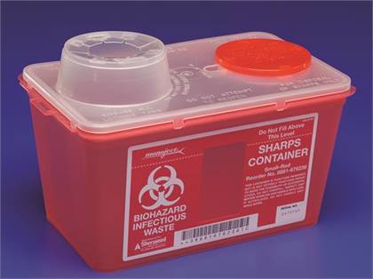 Monoject 14qt Chimney-Top Red Large Sharps - Monoject 14qt Chimney-Top Red Large Sharps - Image 1