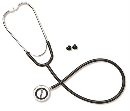 -412 SERIES DUAL HEAD BLACK STETHOSCOPE - -412 SERIES DUAL HEAD BLACK STETHOSCOPE - Image 1