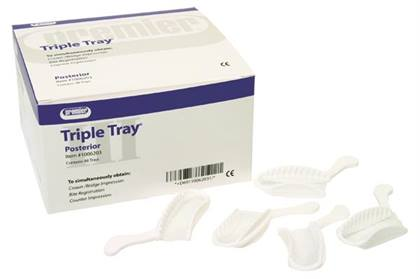 T-LOC Triple Tray Bite Trays Double Arch Posterior 35/Bx thumbnail 5