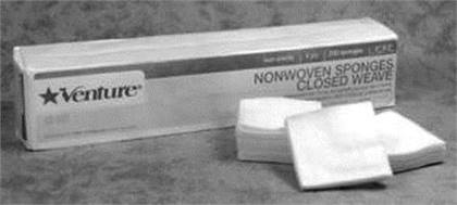 -Sponge Non-Woven 4X4 4-Ply (2000) - -Sponge Non-Woven 4X4 4-Ply (2000) - Image 1