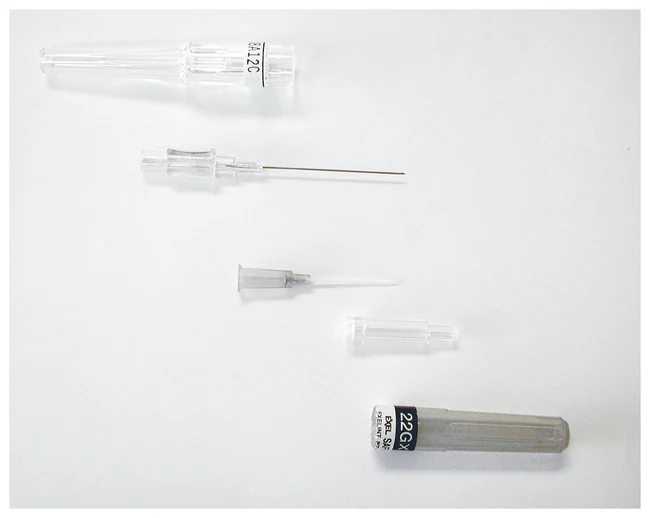 Safelet IV Catheter Safety 22 Gauge 1" Blue 50/Bx thumbnail 2