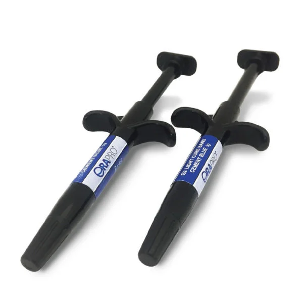 Orapro G2 Light Cure Band Cement Blue Refill Syringe 5g J910 product image