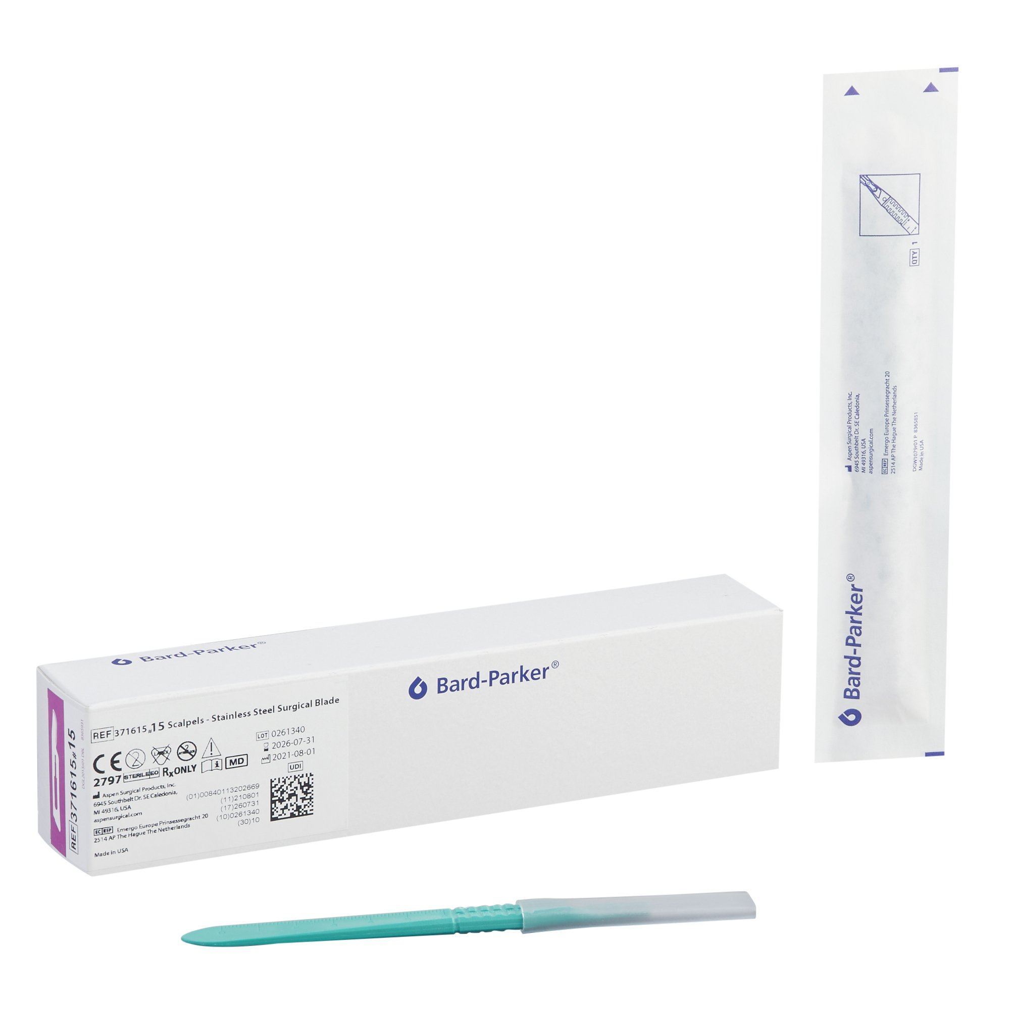 #15 Sterile Disp. Stainless Steel Scalpels (10) - #15 Sterile Disp. Stainless Steel Scalpels (10) - Image 1