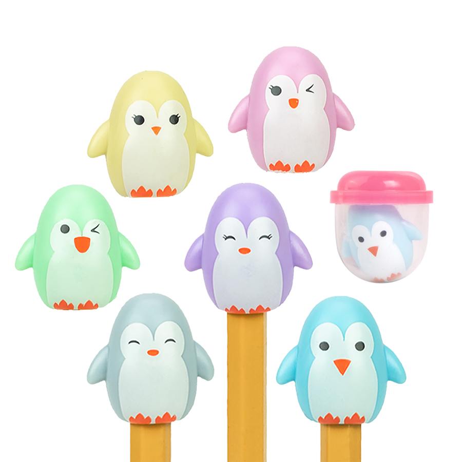 Toy Capsule Mix Penguin Pencil Topper Assorted Animals 250/Pk thumbnail 3